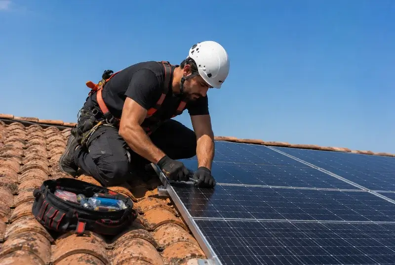 Maintenance et monitoring de panneaux solaires à Port-la-Nouvelle